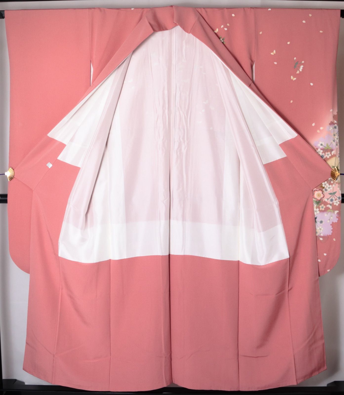 超 市 振袖 薄紅地桜 鈴乃屋扱い