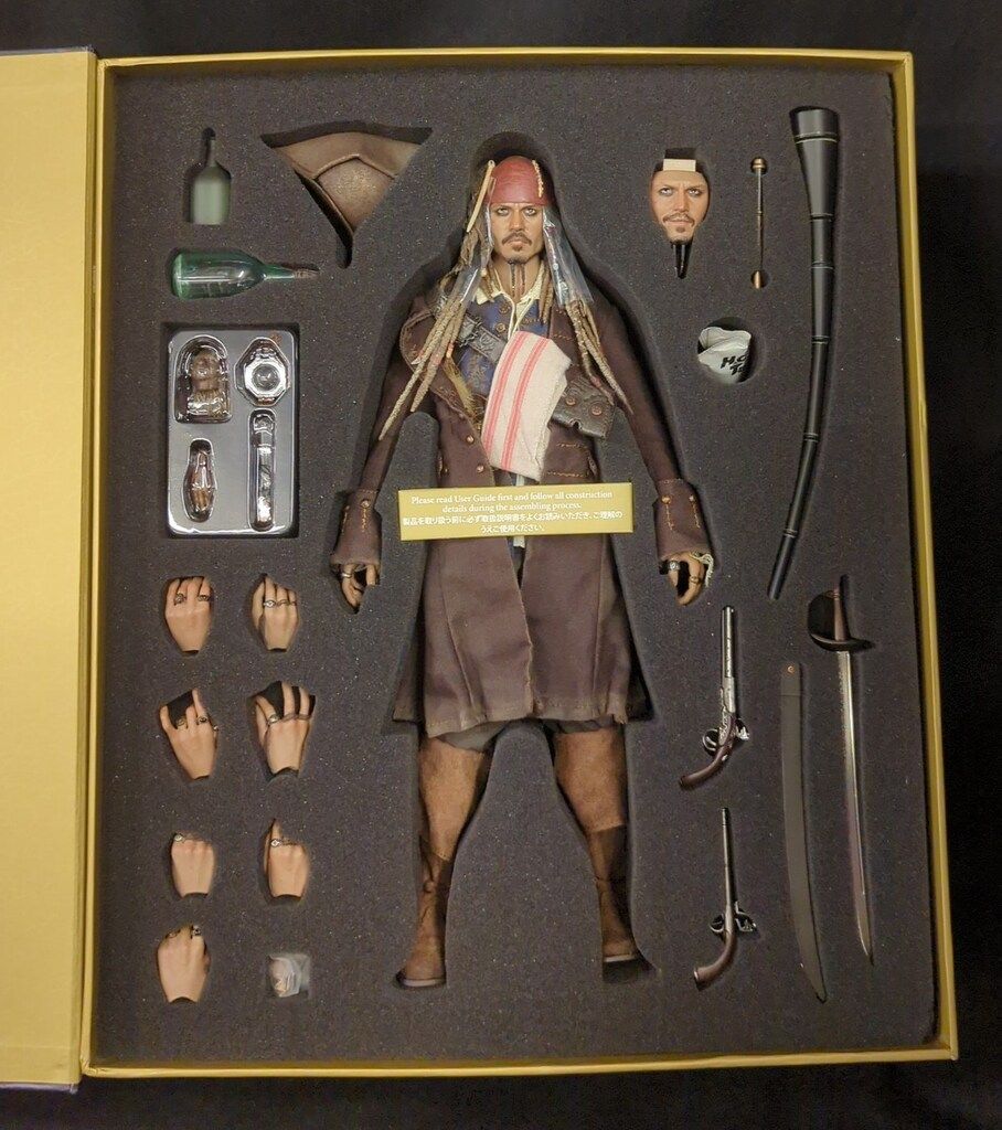 HOTTOYS MOVIE MASTERPIECE DX JACK SPARROW (SPECIAL EDITION) DX06