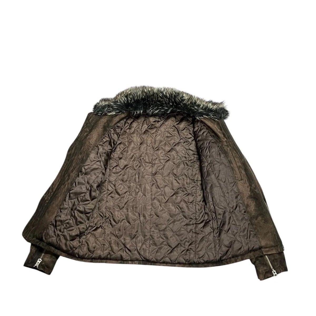 archive tornado mart レオパード マイクロスウェード ライダース