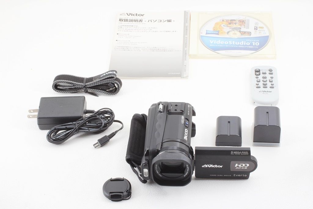 極上品 JVC Victor ビクター Everio GZ-MG505 HD ビデオカメラ - メルカリ