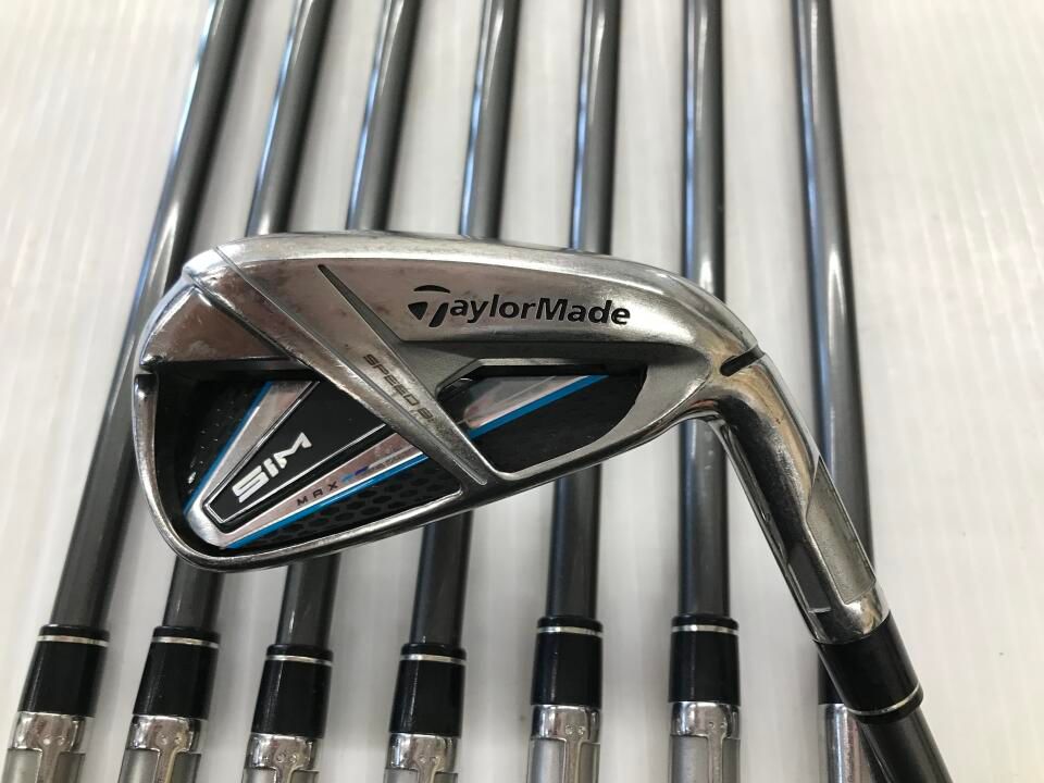 テーラーメイド SIM MAX TENSEI BLUE TM60 Sフレックス アイアンセット