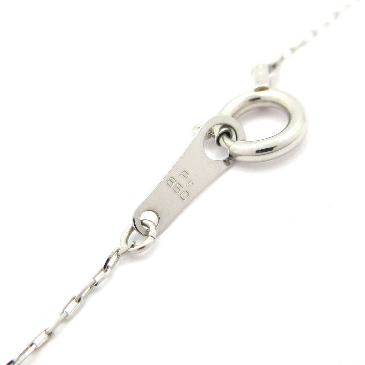  Unbranded ノーブランド ネックレス Pt 850 900 ダイヤモンド 総重量 0 8 g 30刻印 ネックレス アクセサリー