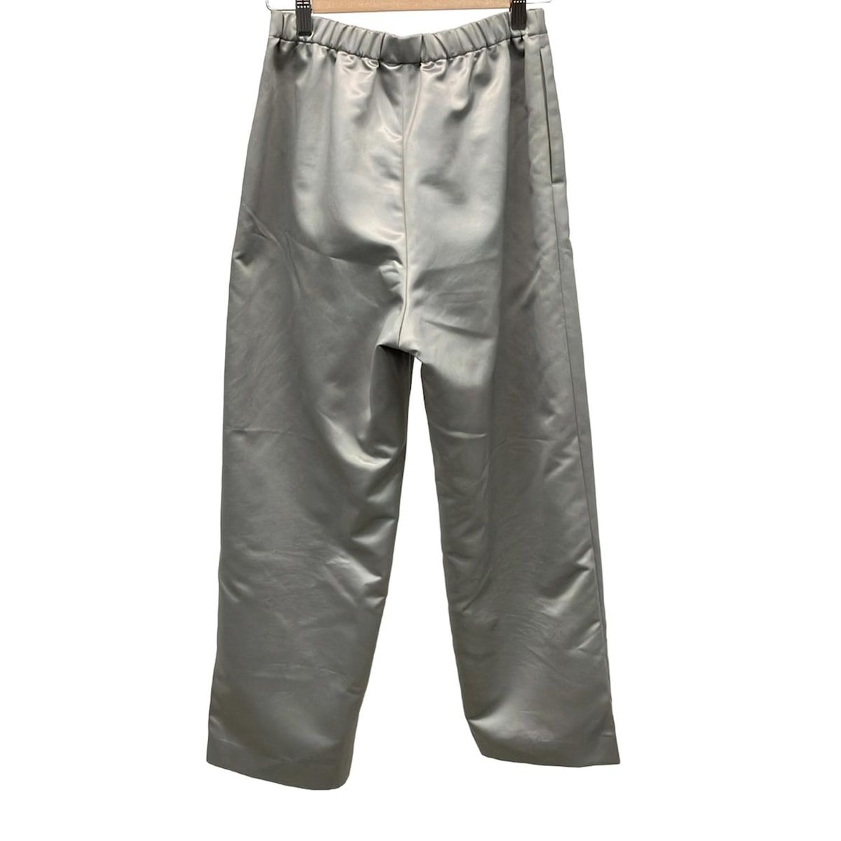 LOEFF ロエフ パンツ サイズ0 XS レディース ライトグレー フルレングス ウエストゴム