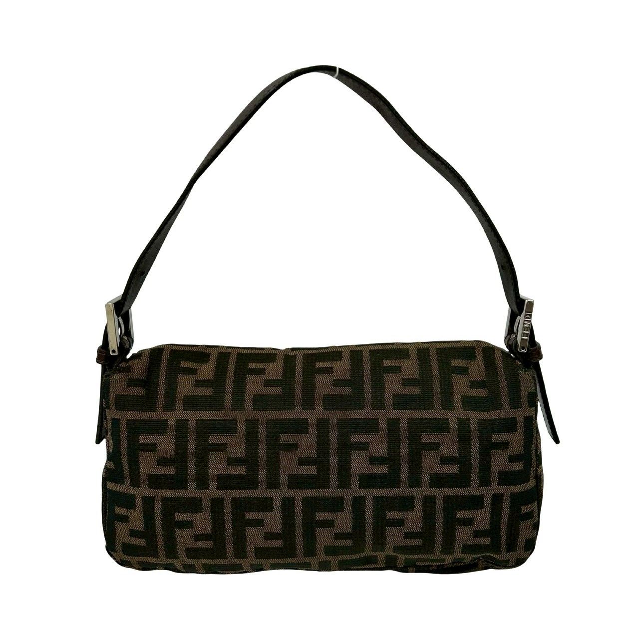 極 美品 希少品 FENDI フェンディ マンマバケット ズッカ FF 柄 ロゴ