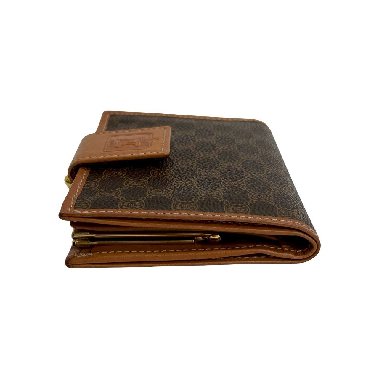 極 美品 CELINE セリーヌ ヴィンテージ マカダム 柄 トリオンフ ロゴ