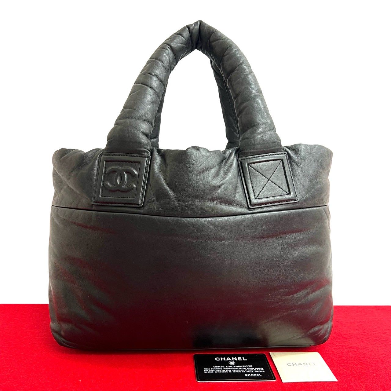 極 美品 カード シール有 13番台 CHANEL シャネル コココクーン ココ 