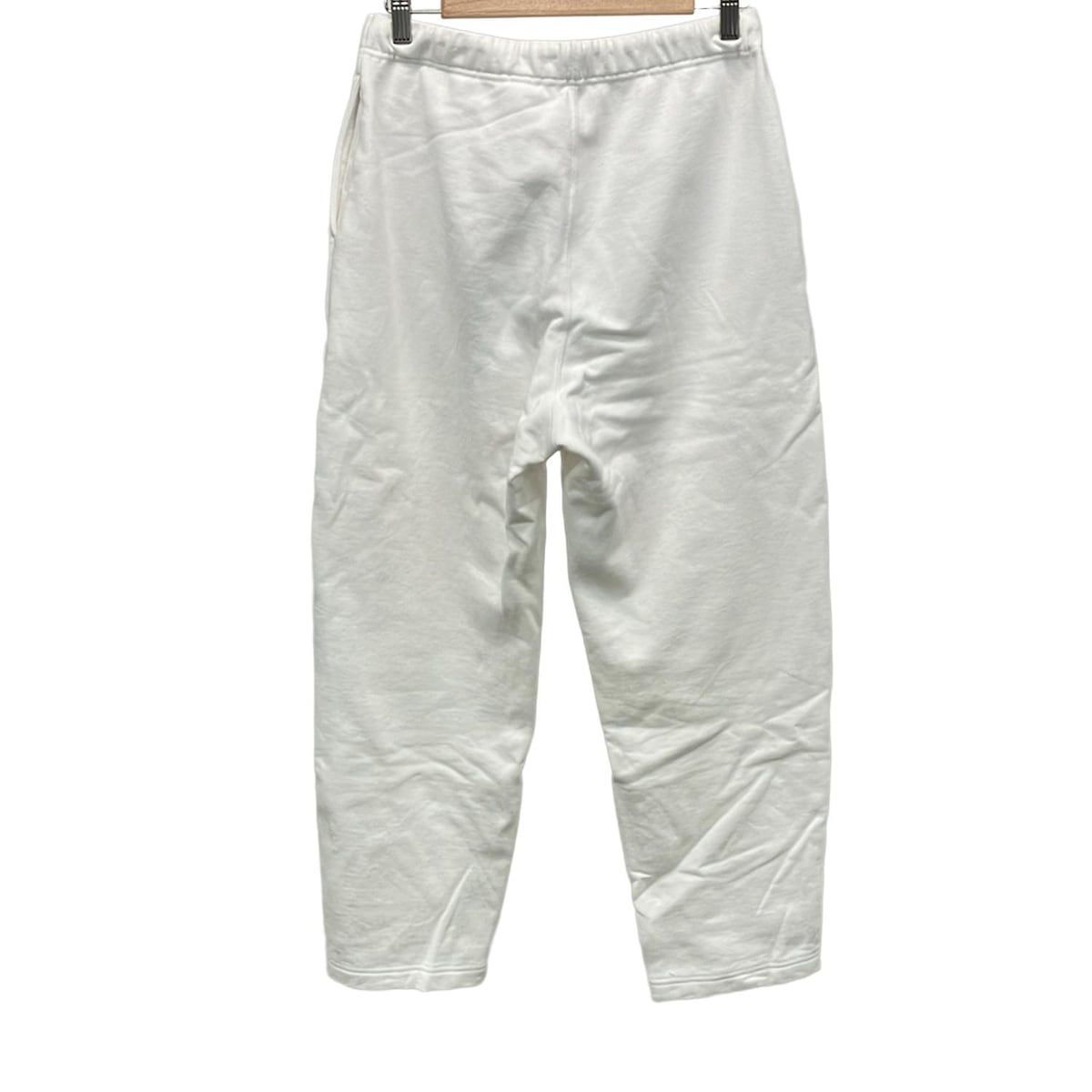 LOEFF ロエフ パンツ サイズ0 XS レディース 白 フルレングス ウエストゴム