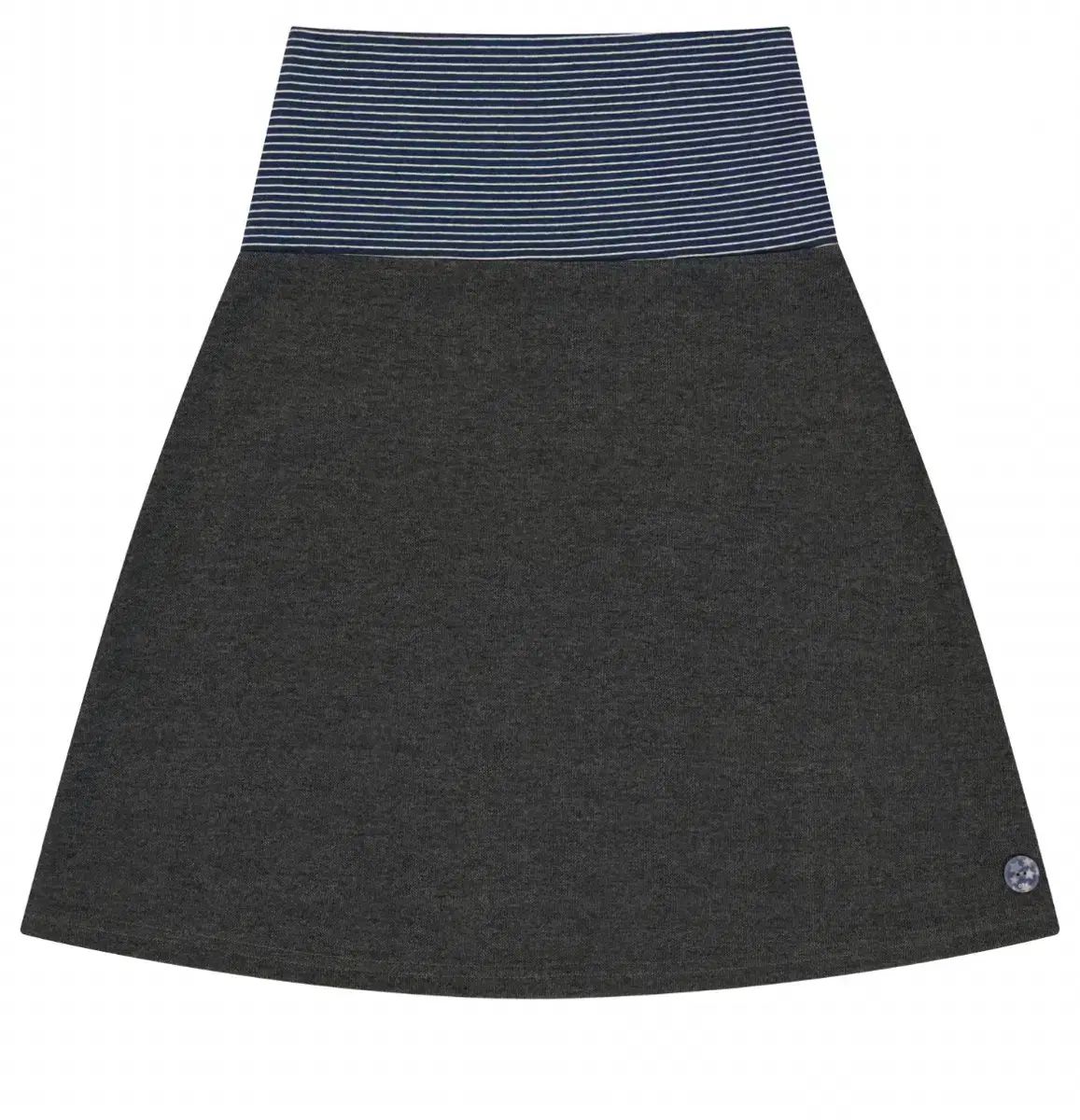 ISSEY MIYAKE イッセイミヤケ 038 stripe skirt ストライプ スカート ダーク グレー