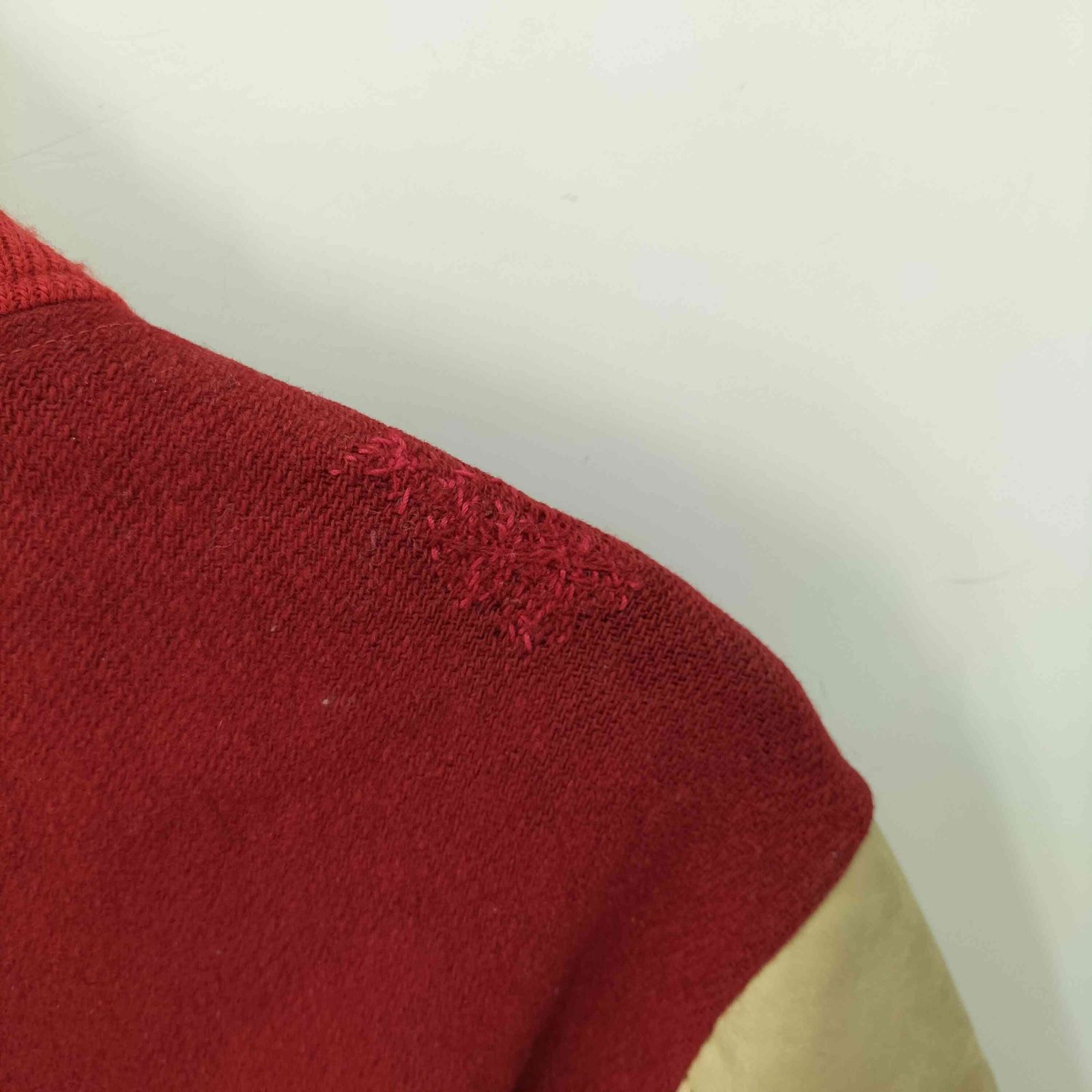 ユーズドフルギ 古着 50-60 s General Athletic Products ウール レザー スタジアムジャケット メンズ US 38 オーバーサイズ 軽量素材