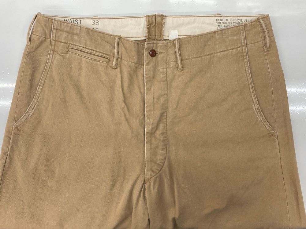 ダブルアールエル RRL OFFICER CHINO オフィサーズ チノ ボタンフライ