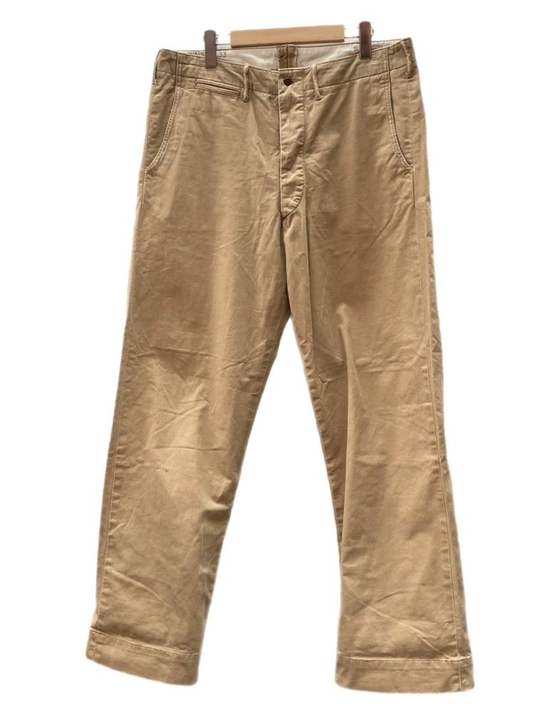 ダブルアールエル RRL OFFICER CHINO オフィサーズ チノ ボタンフライ