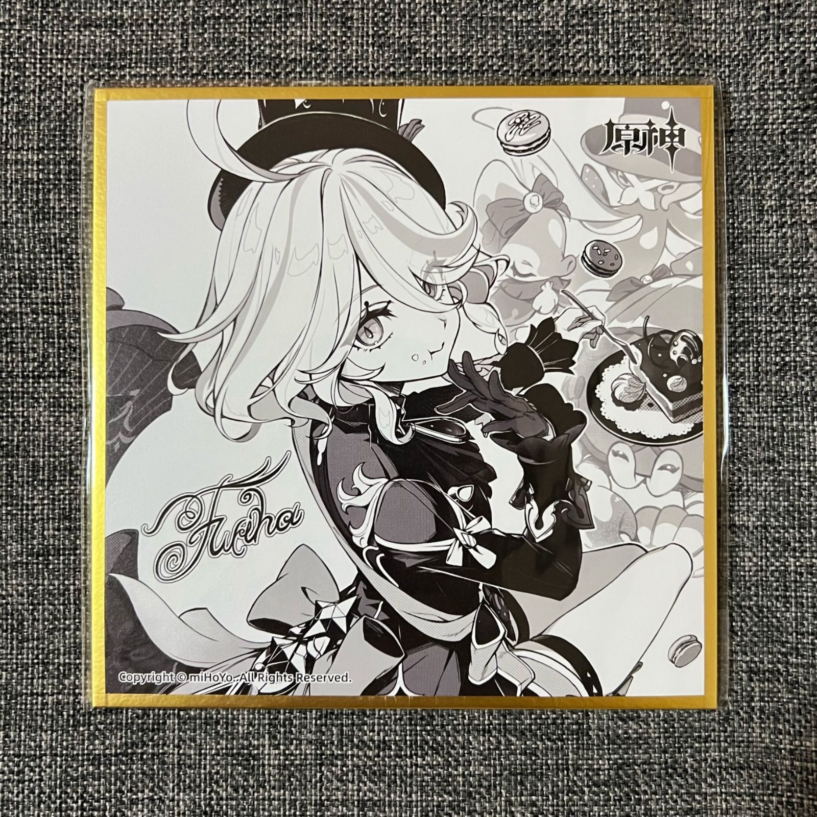 公式正規品 原神 4周年 特典 色紙 八重神子 神里綾人 アルハイゼン