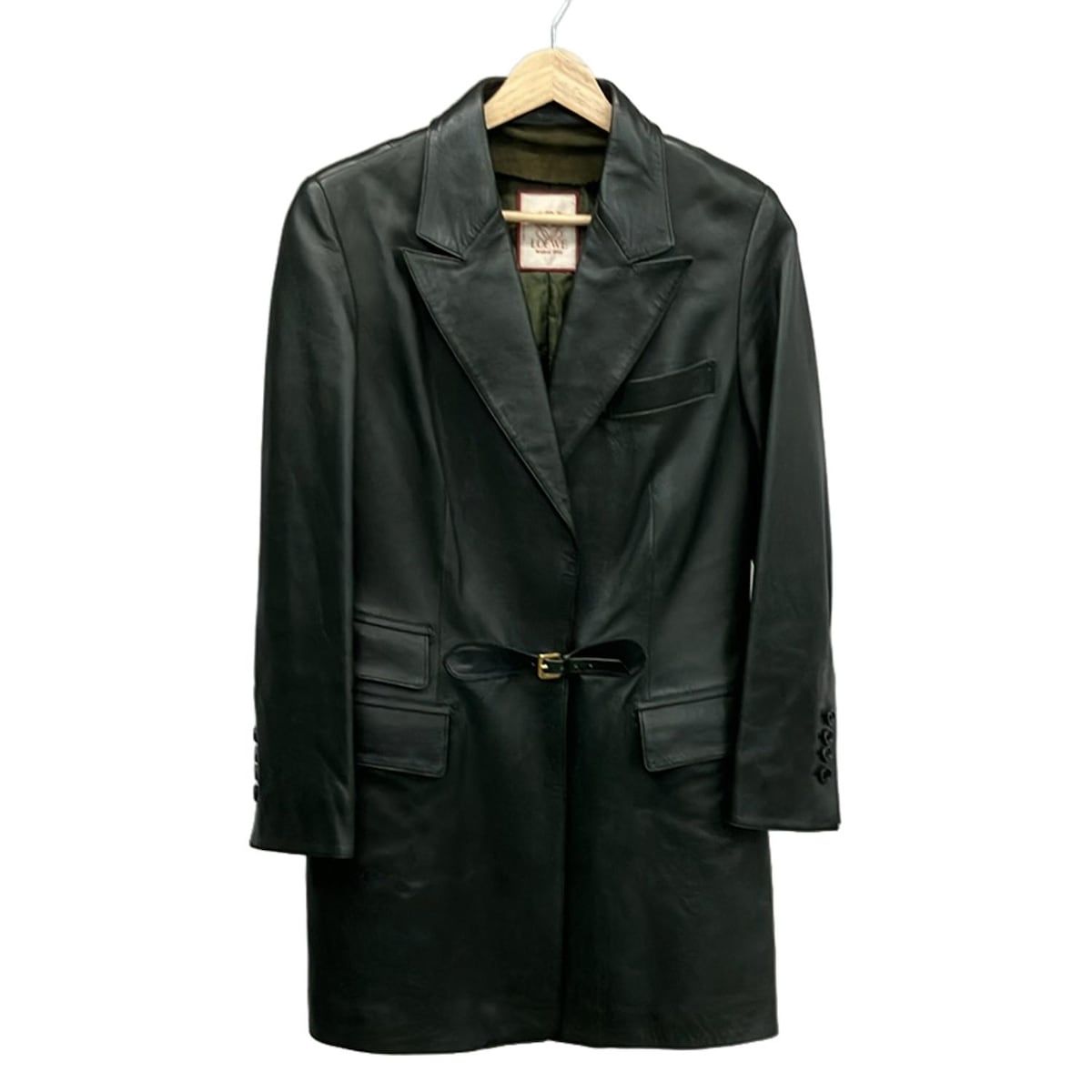 LOEWE(ロエベ) コート サイズ44 L レディース - ダークグリーン 長袖