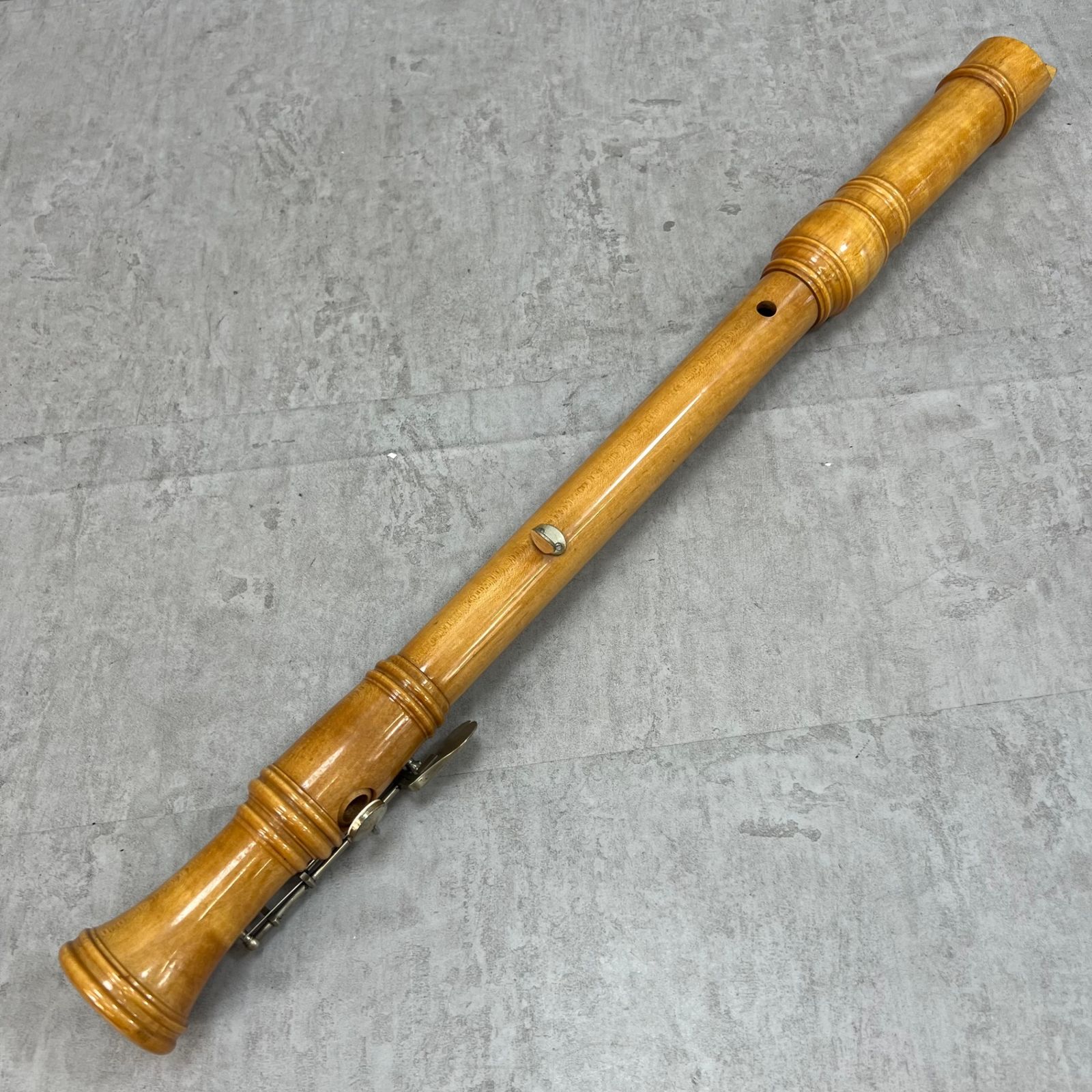 ヤマハ テナーリコーダー 木製 ジャーマン式 全長約64.8cm タンポ交換