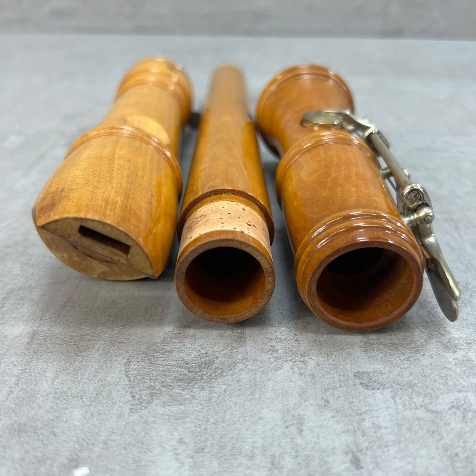 ヤマハ テナーリコーダー 木製 ジャーマン式 全長約64.8cm タンポ交換