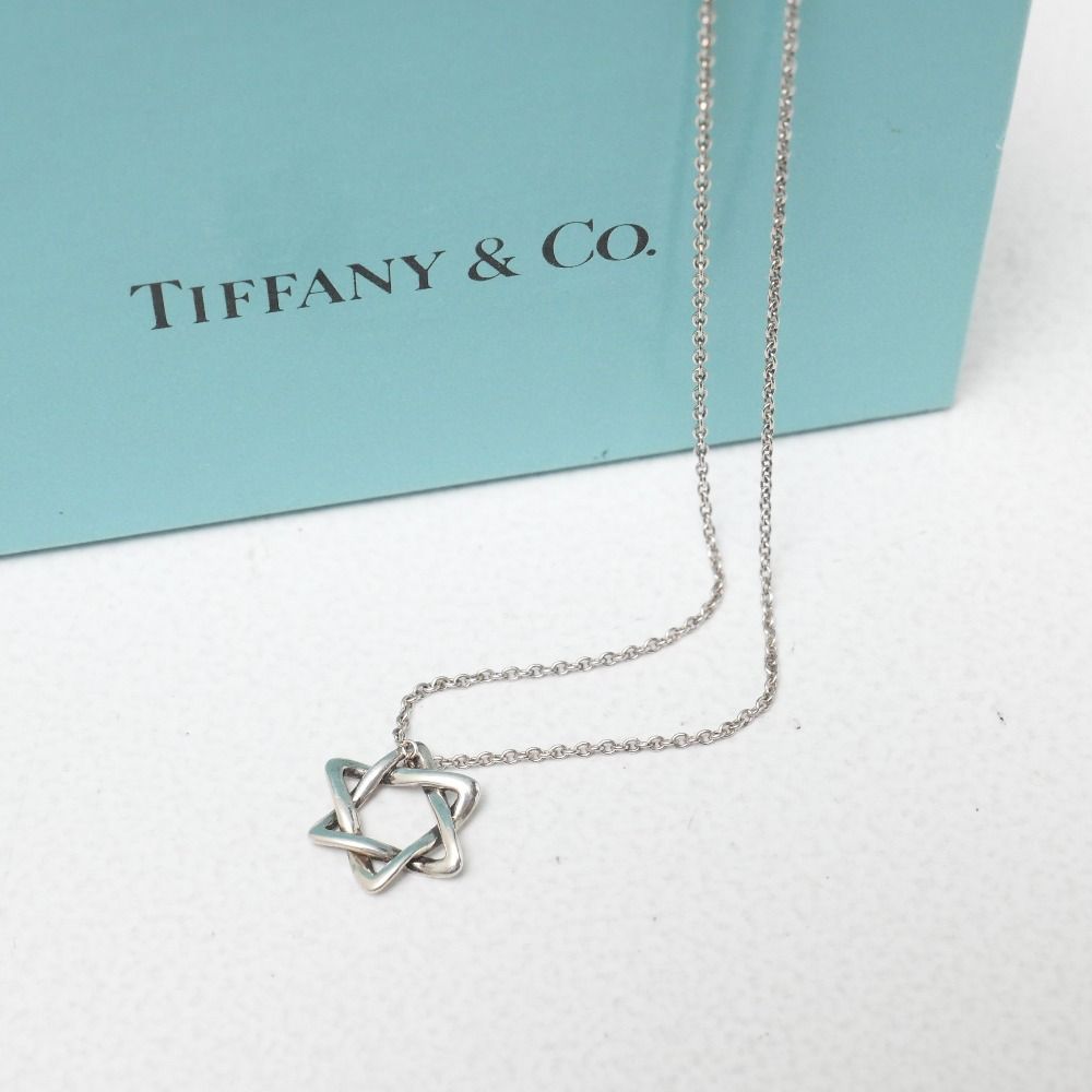 □美品□TIFFANY&Co. ティファニー スター オブ ダビデ ネックレス