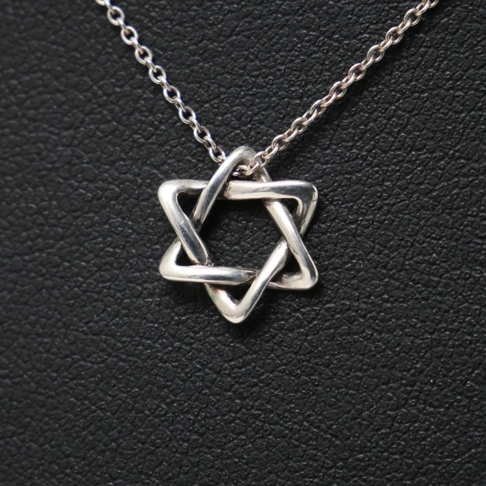 □美品□TIFFANY&Co. ティファニー スター オブ ダビデ ネックレス