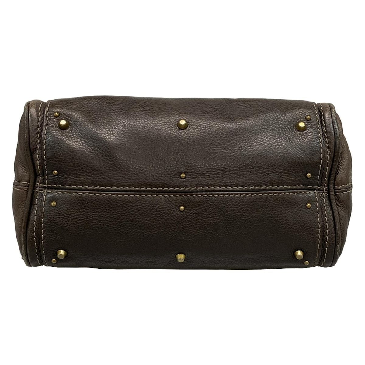 Chloe(クロエ) ハンドバッグ ミニパディントン ダークブラウン レザー