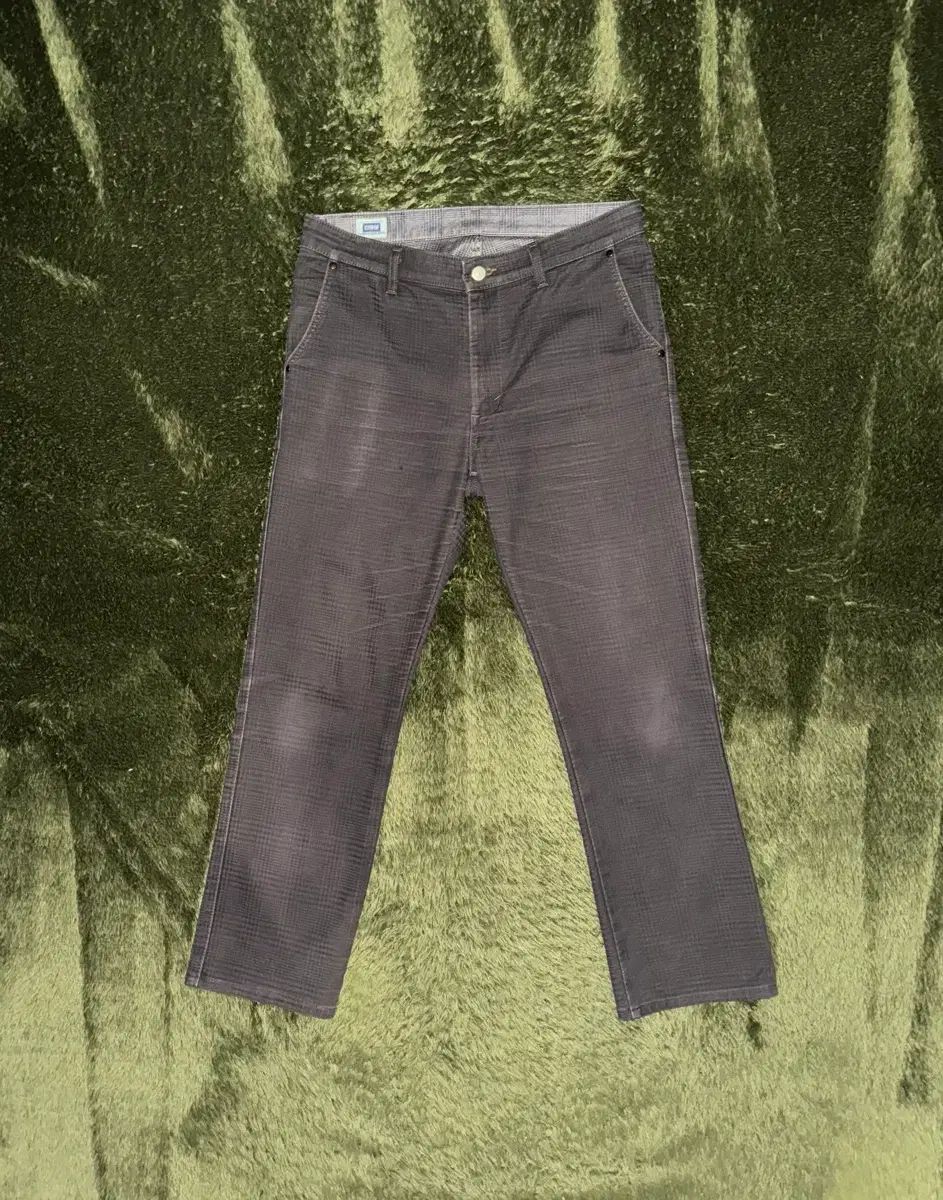 33 EDWIN エドウイン MADE IN JAPAN チェック 暖パン