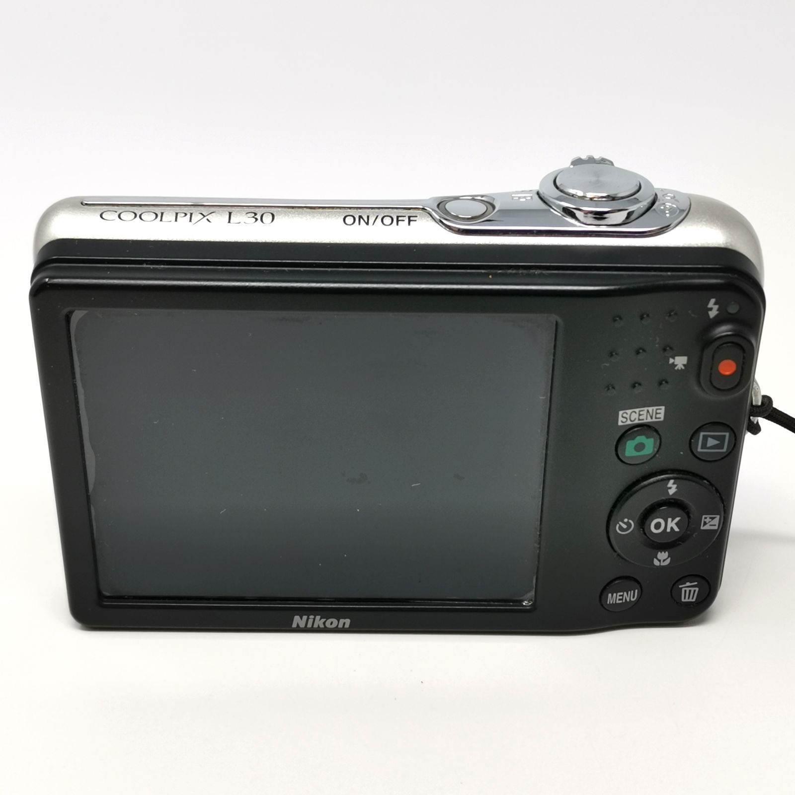 ニコン coolpix L30 シルバー デジカメ 動作確認済み デジタルカメラ