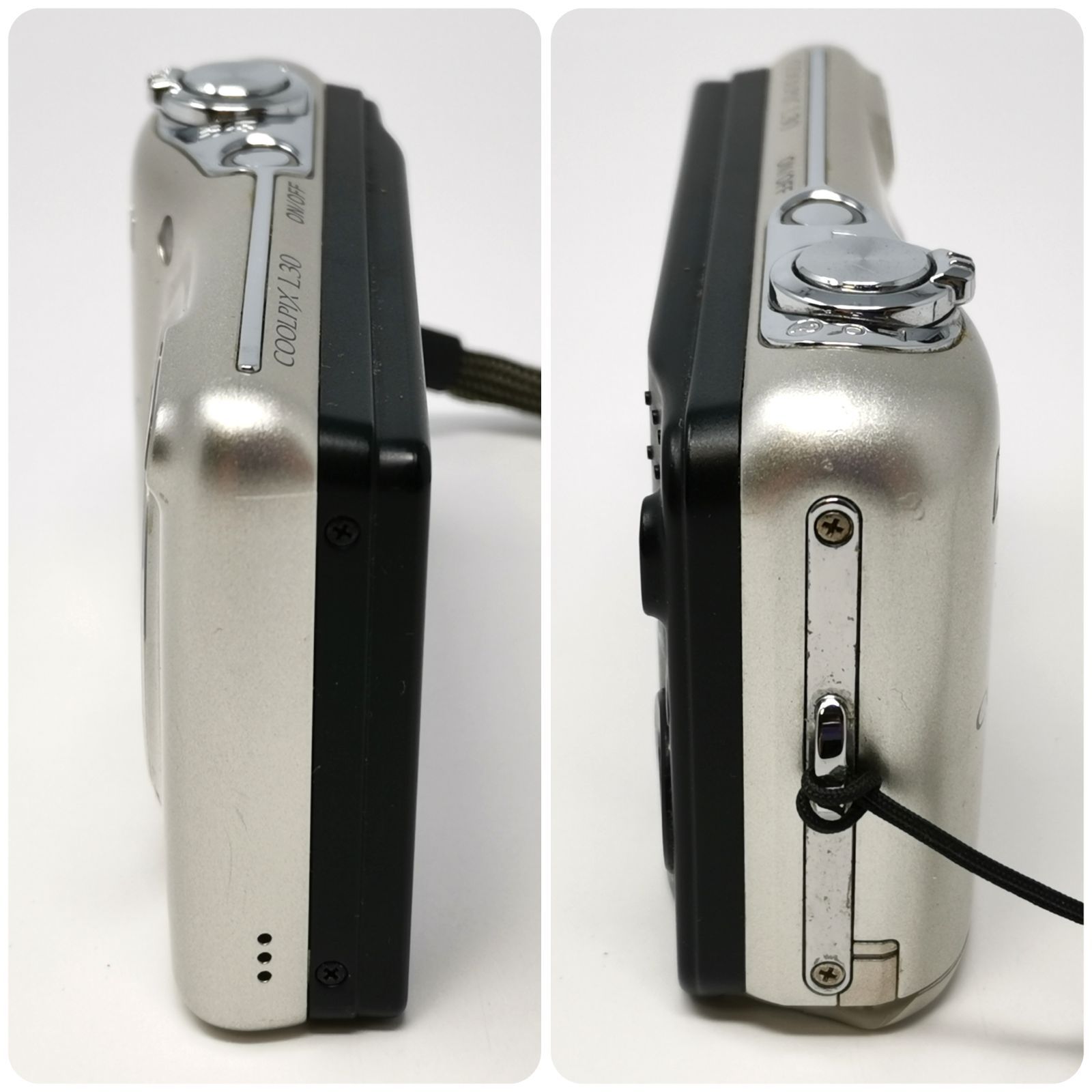 ニコン coolpix L30 シルバー デジカメ 動作確認済み デジタルカメラ