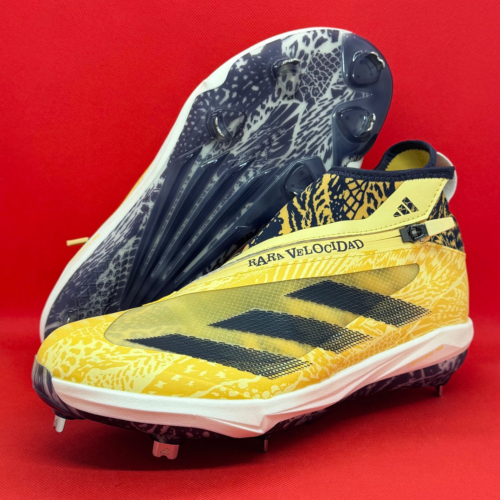 アディダス 野球スパイク アディゼロインパクト イエロー 27cm - メルカリ