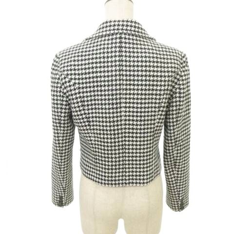 エミリアウィズ EmiriaWiz ジャケット 千鳥格子 ダブル 肩パッド 厚手