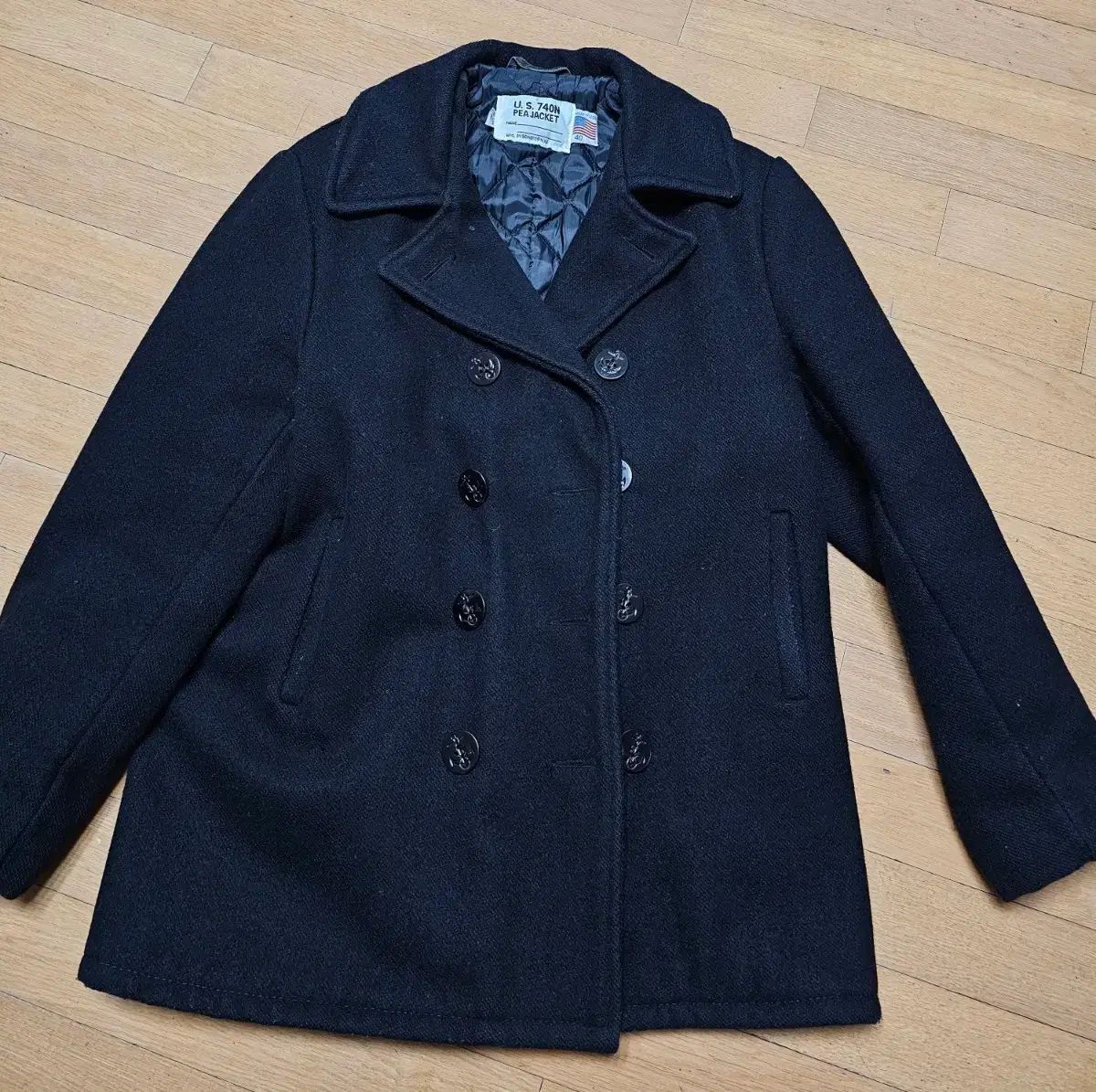 Schott 740N ピーコート ブラック 40 - メルカリ