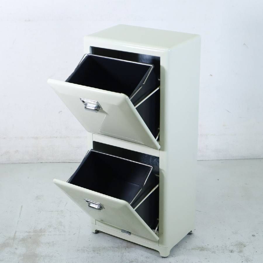 DULTON ダルトン トラッシュカン ダブル デッカー ゴミ箱 15L×2段 100