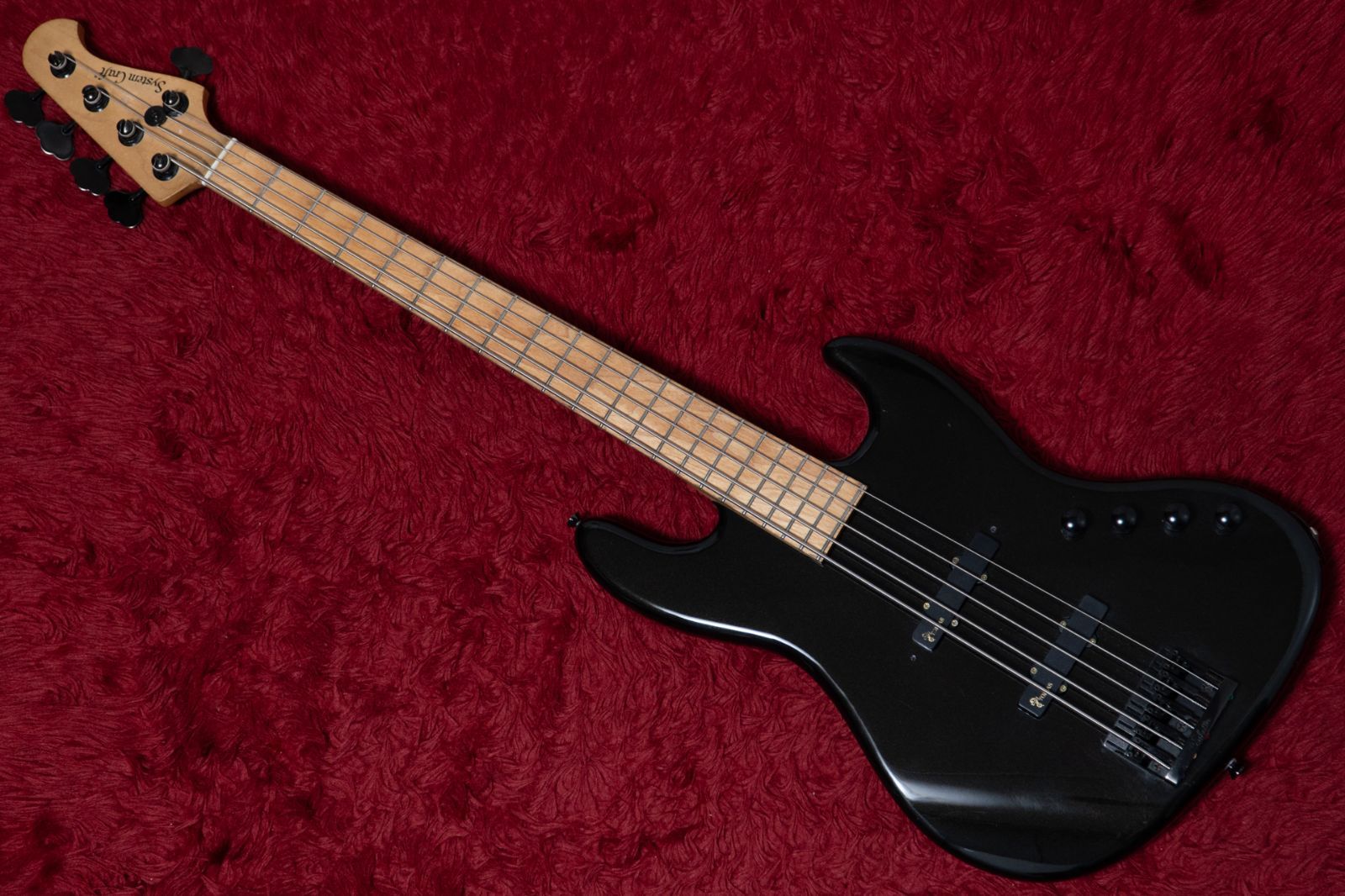 System Craft Jazz Bass type 5 strings Metallic Black 4 780 kg GIB横浜