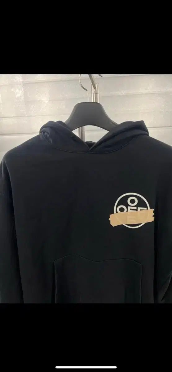 オフホワイト テイピング Tシャツ ブラック M