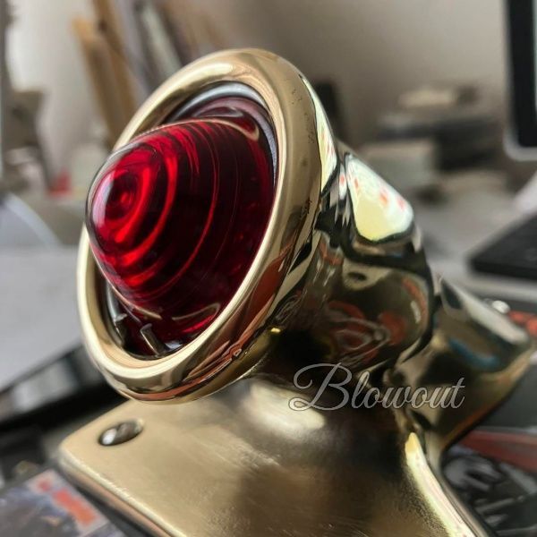 真鍮 テールライト ハーレー crocker チョッパー アメリカン ブラス