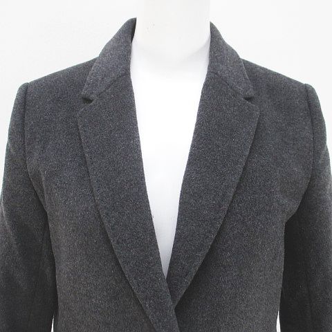 エストネーション ESTNATION チェスターコート 38 灰系 グレー 日本製