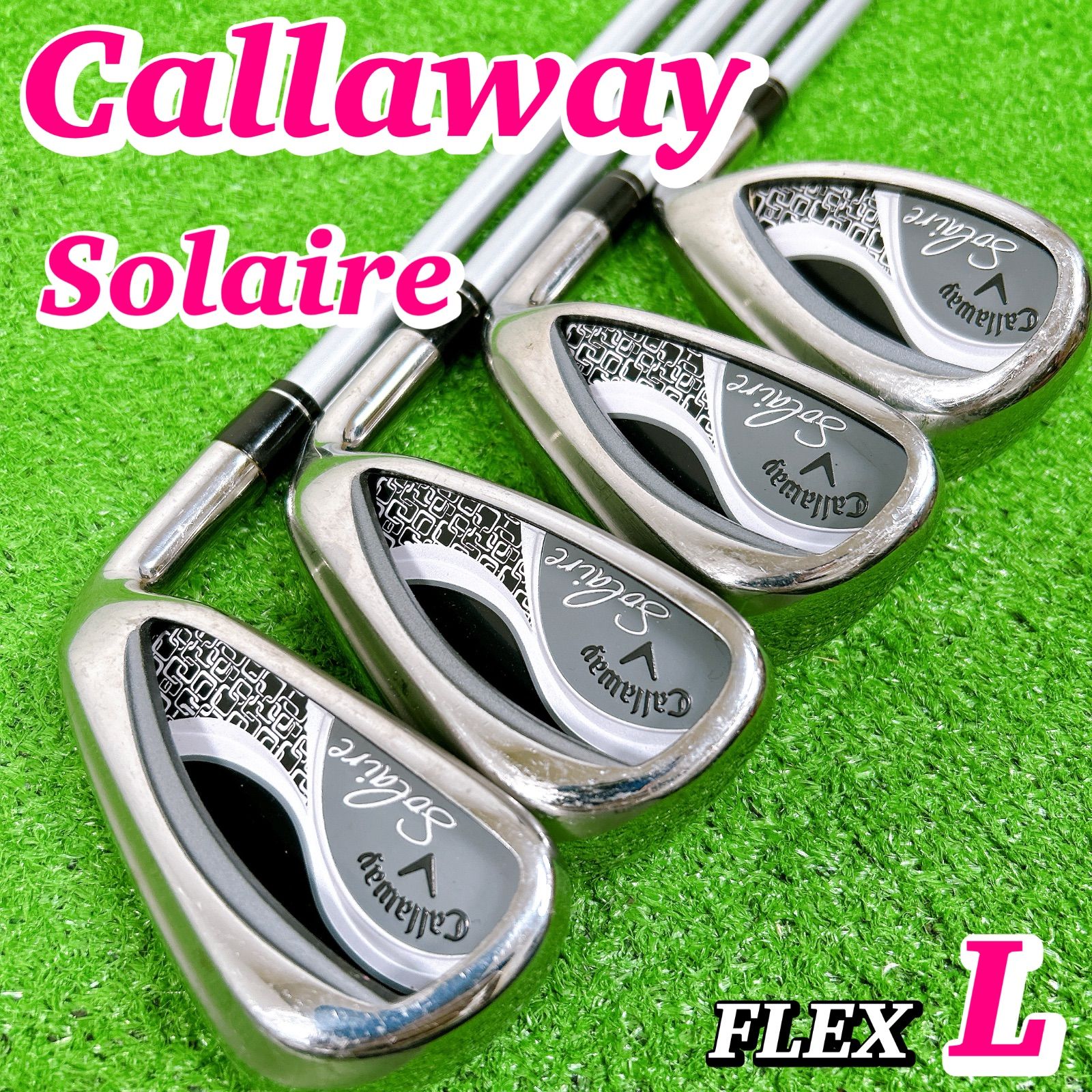 キャロウェイ ソレイユ Solaire レディース アイアン 4本 L 初心者 キャロウェイ ソレイユ Solaire レディース アイアン 4本 L 初心者