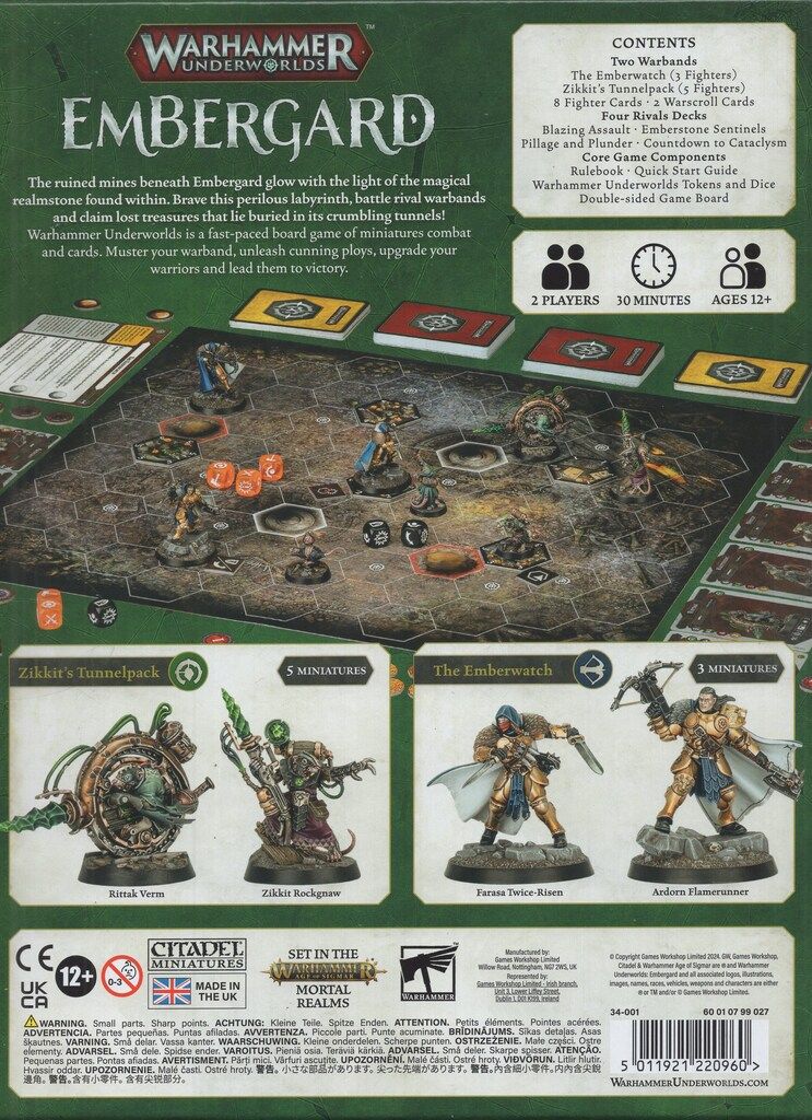 Warhammer Underworlds Embargard コアゲーム ウォーハンマー・アンダーワールド：エンバーガルド（日本語版） | catnap