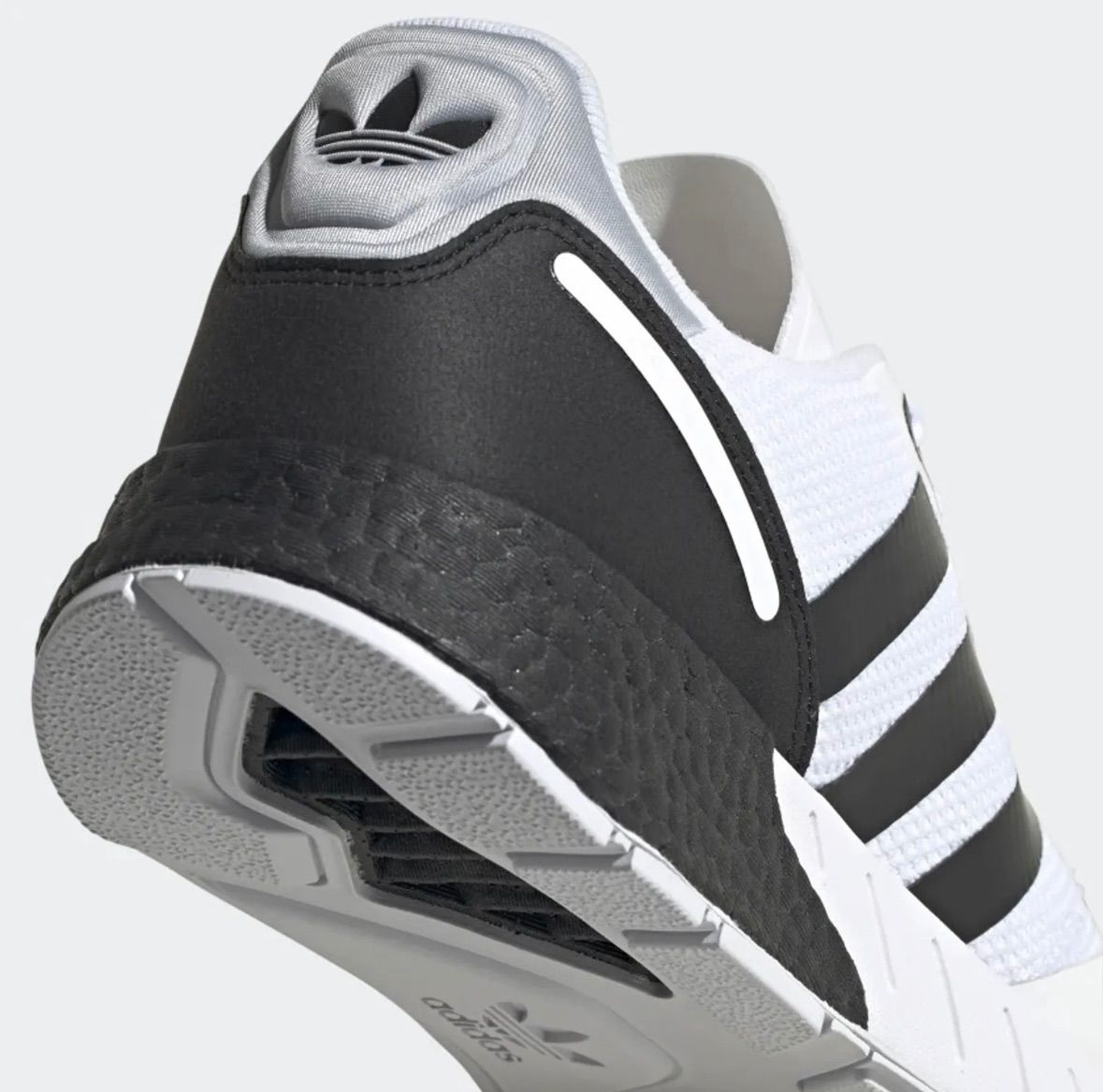 adidas Originals Men's ZX 1K Boost Sneaker, White/Black/Halo