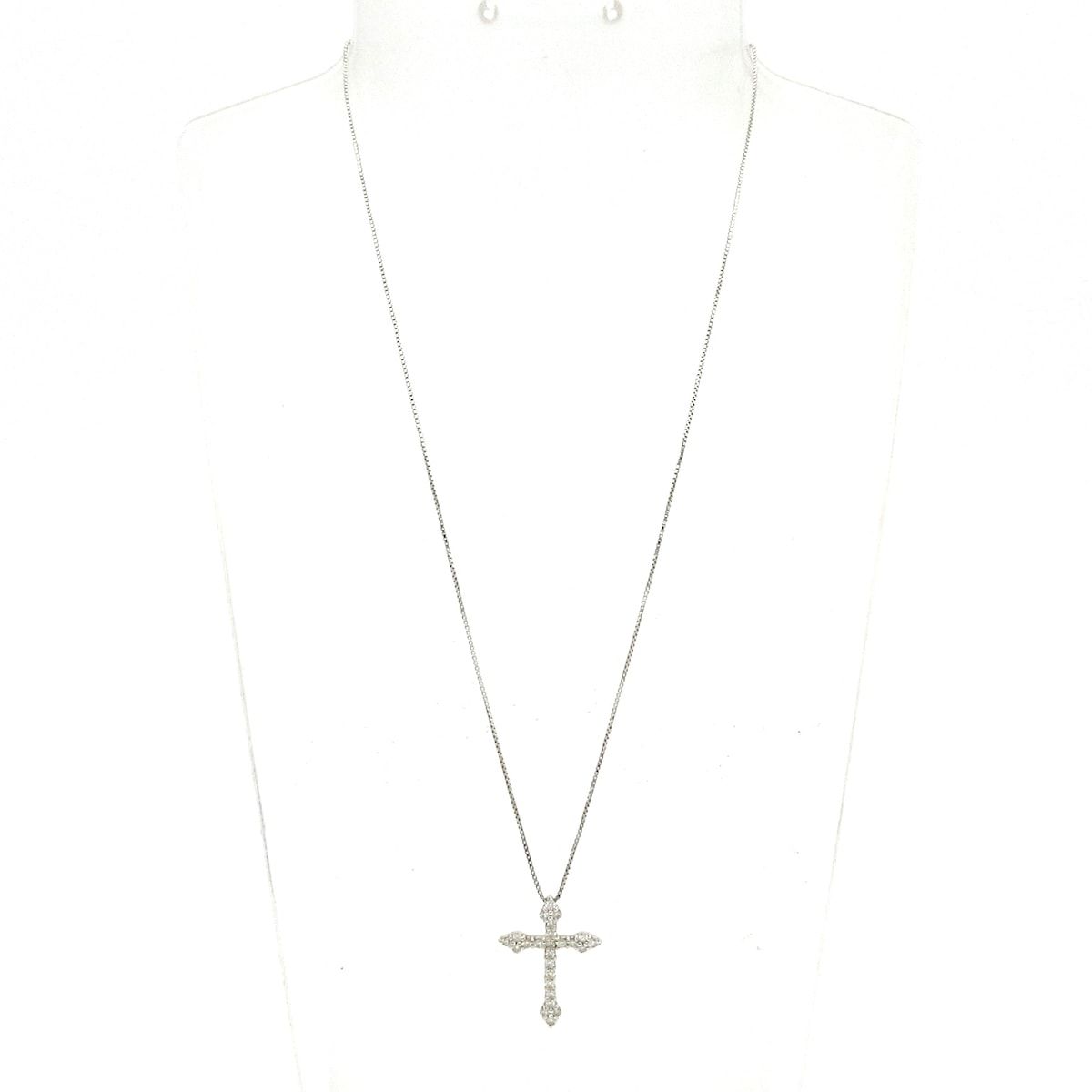 Unbranded ノーブランド ネックレス Pt 850 900 ダイヤモンド 総重量 4 2 g 0 50刻印