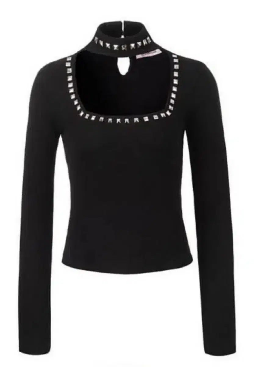 ベイビーメタルクラブ ベメクル スタッズ チョーカーTシャツ ブラック