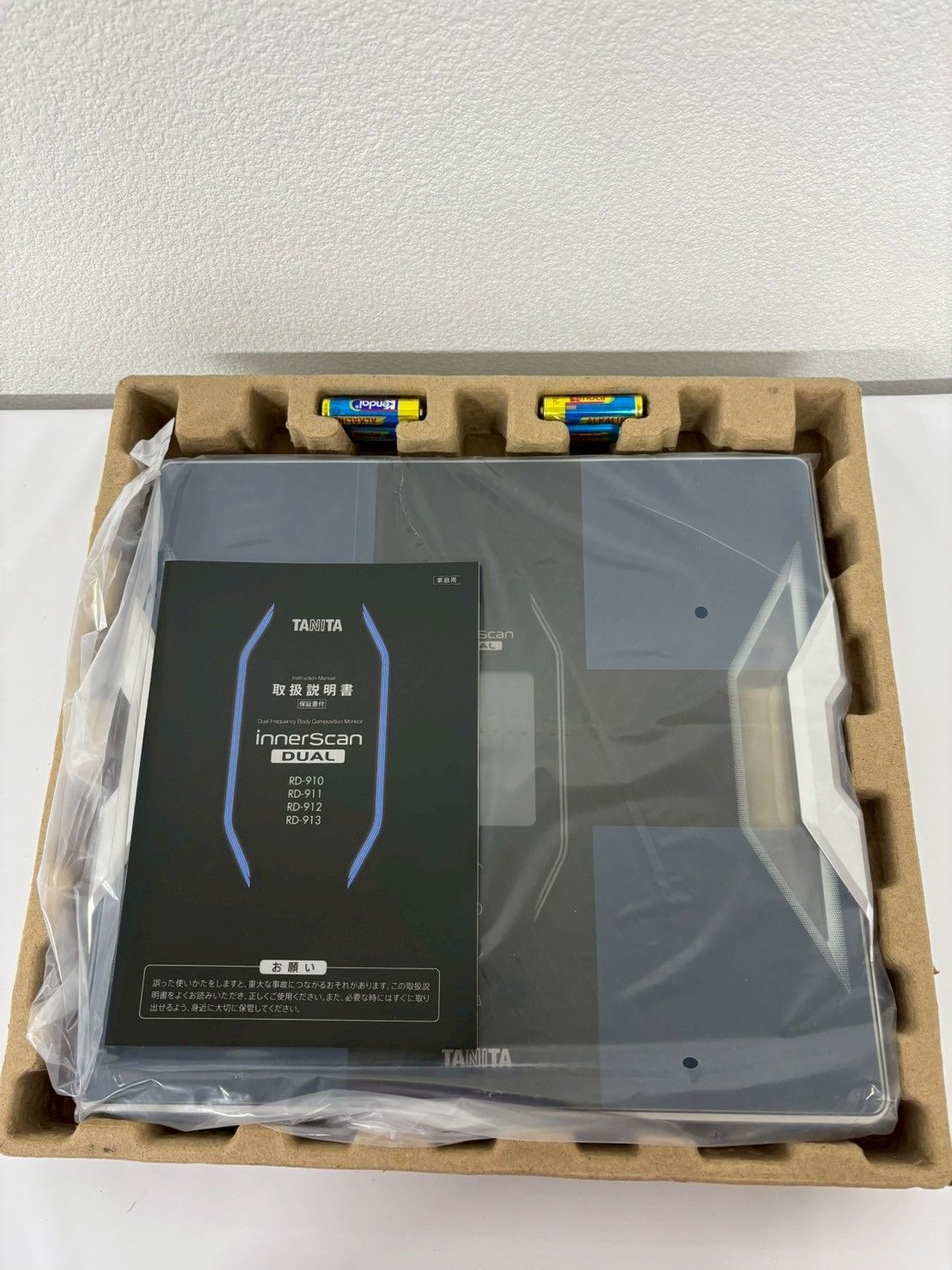 TANITA タニタ 体組成計 Innerscan DUAL インナースキャンデュアル RD-913 ブラック Bluetooth対応