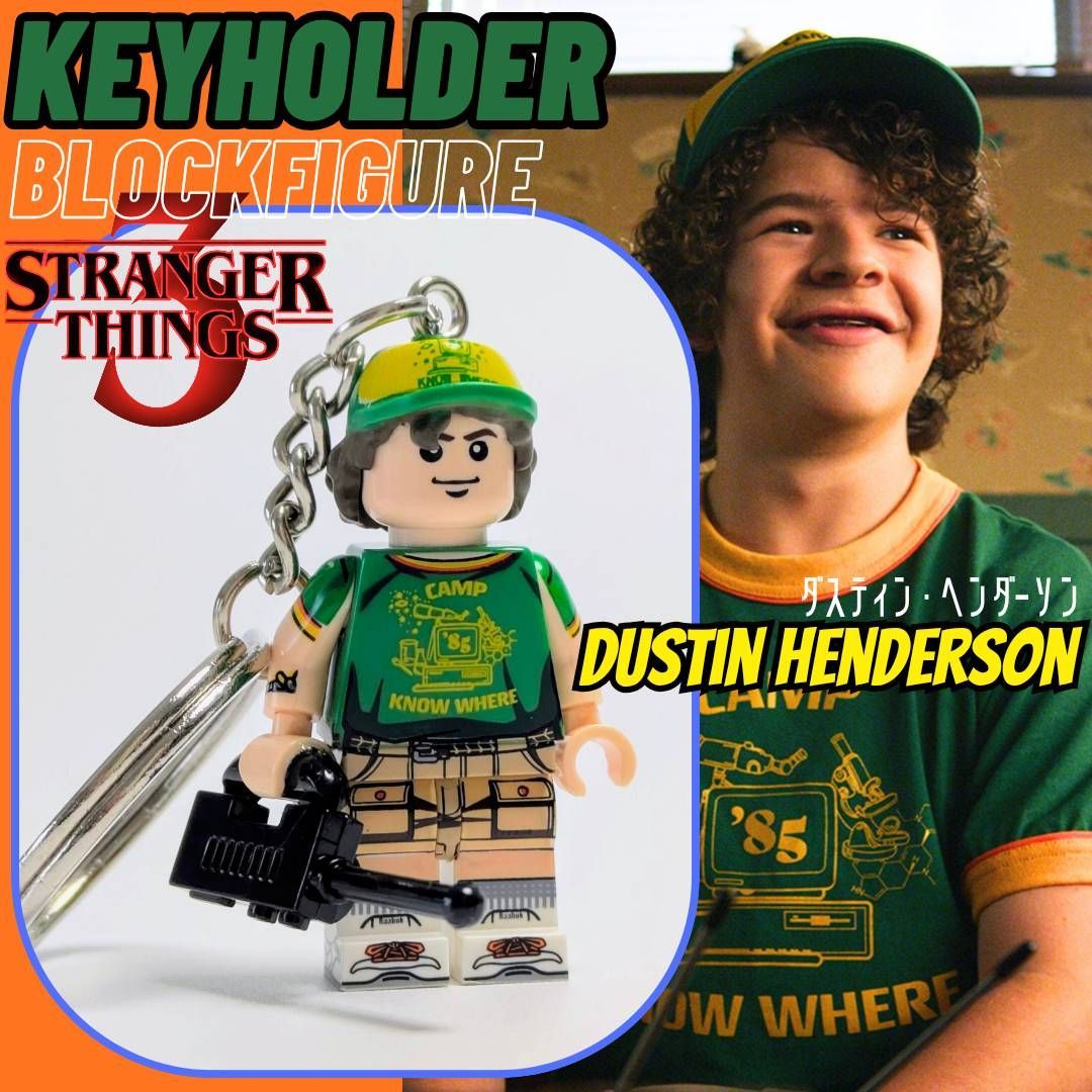 再入荷！☆ブロックフィギュアキーホルダー☆【 Stranger Things
