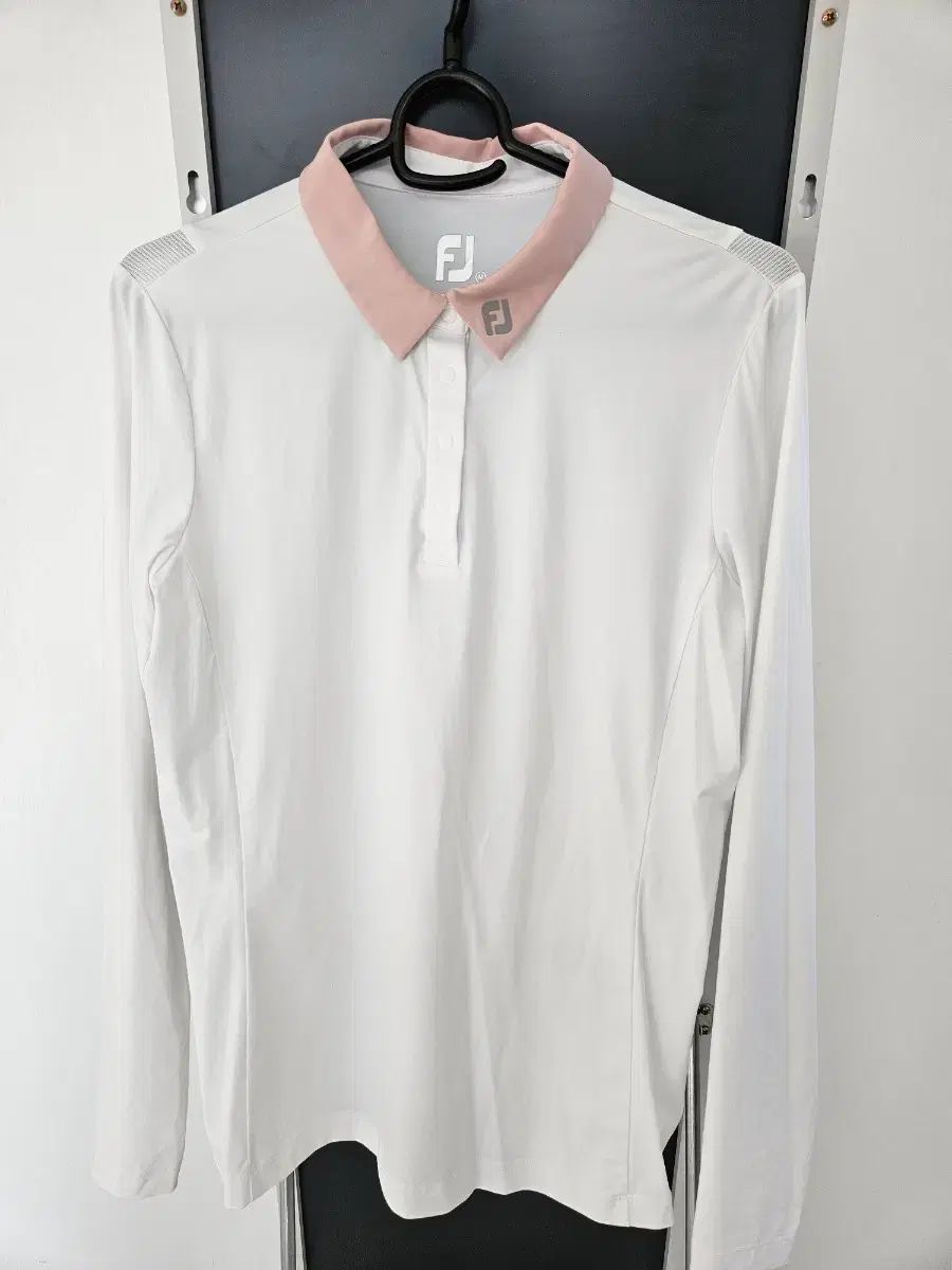 FJ フットジョイ レディース ゴルフウェア 白 ピンク KARA カラ 長袖Tシャツ