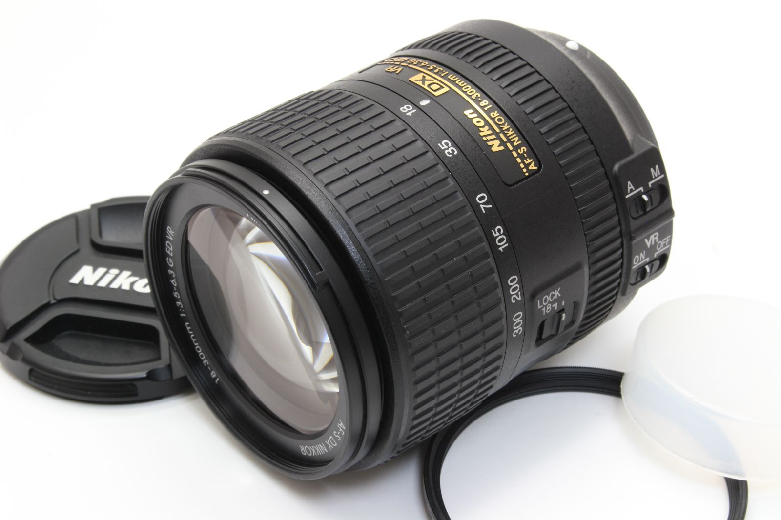 A (美品) Nikon ニコン DX AF-S NIKKOR 18-300mm F3.5-6.3G ED VR 初期 