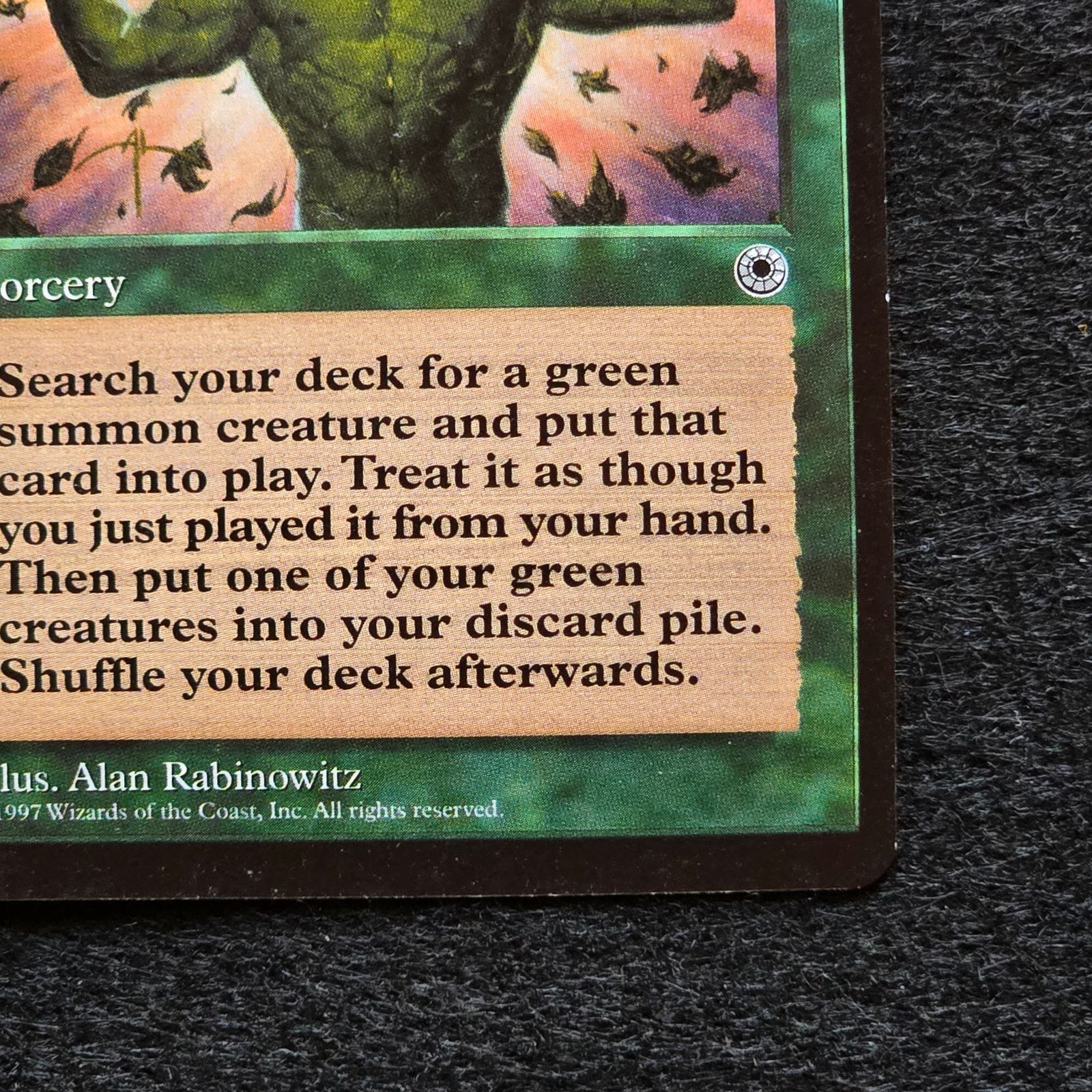 マジック:ザ・ギャザリング 自然の秩序 NaturalOrder 英語版 黒枠