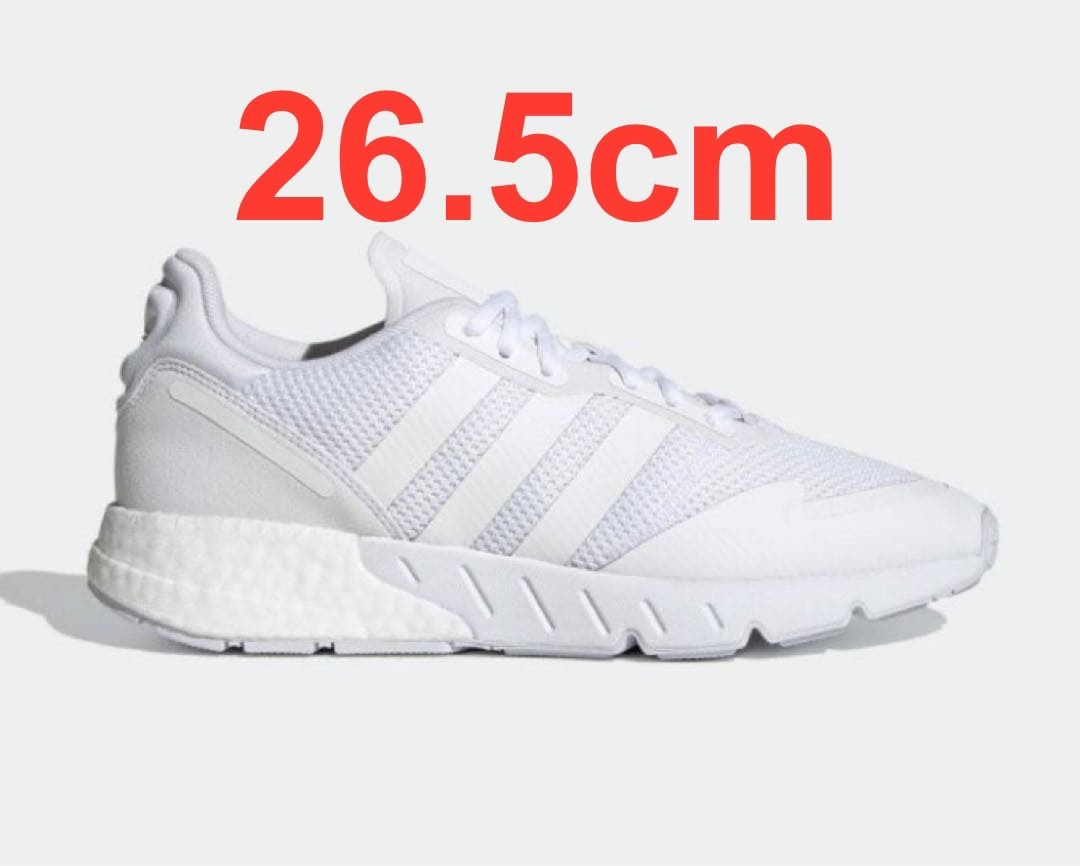 adidas】Zx 1K Boost スケートシューズ、ホワイト 26.5cm - メルカリ