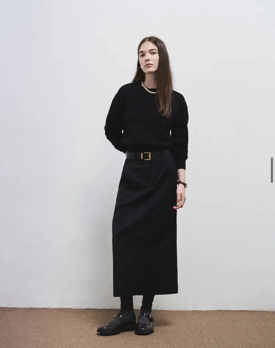 ディアーチャー AW Charlie Long Skirt Black