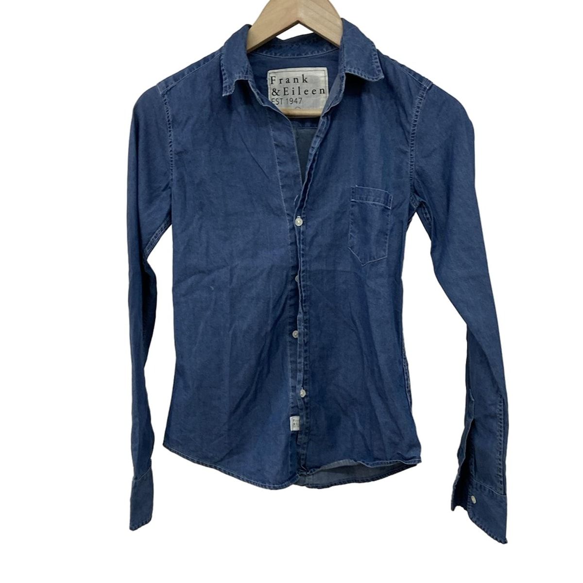 未使用Frank & Eileen 長袖シャツ XXS／Eileen Frank&Eileen(フランク&アイリーン) 長袖シャツブラウス サイズXXS XS