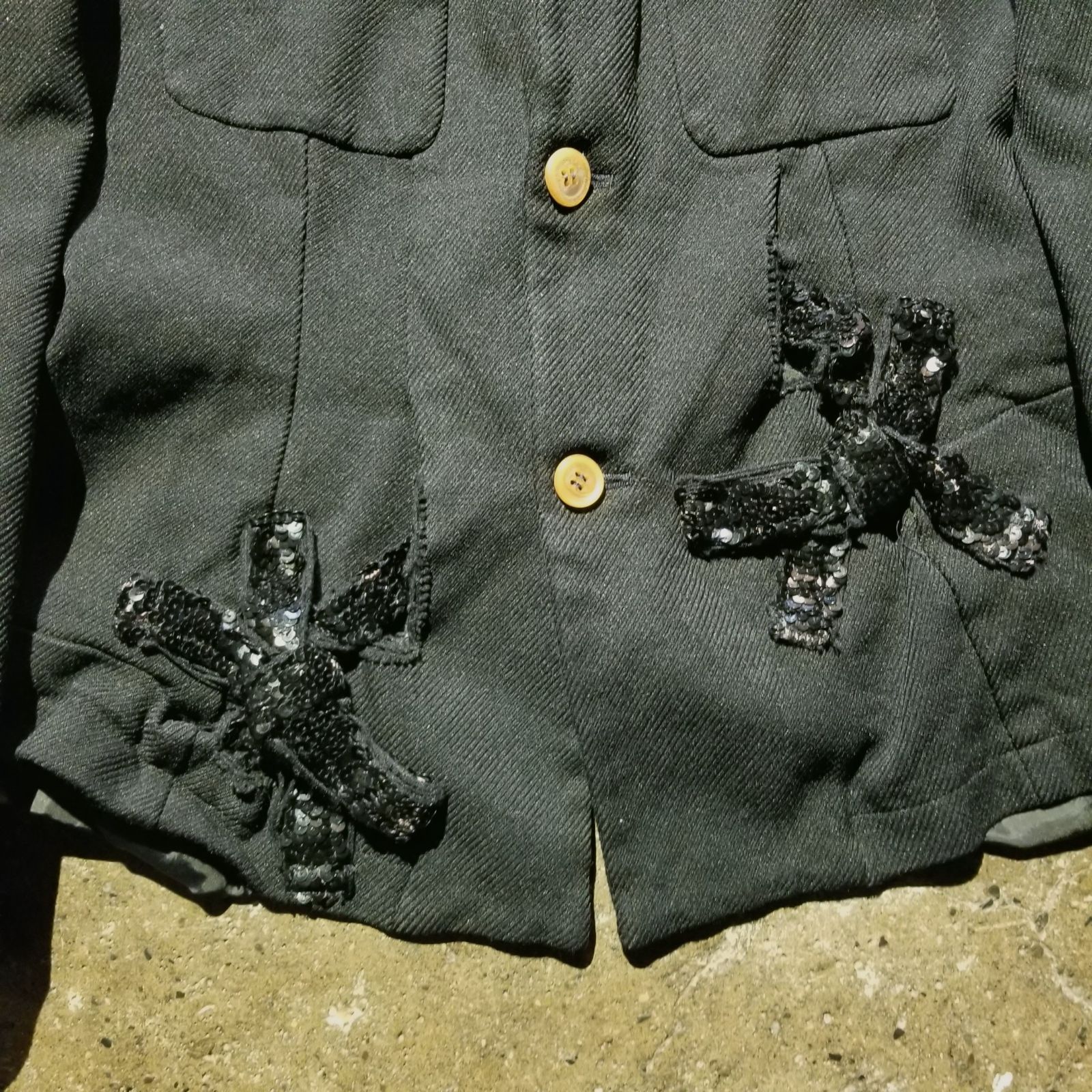 COMME des GARCONS COMME des GARCONS 05aw 製品染め スパンコール装飾