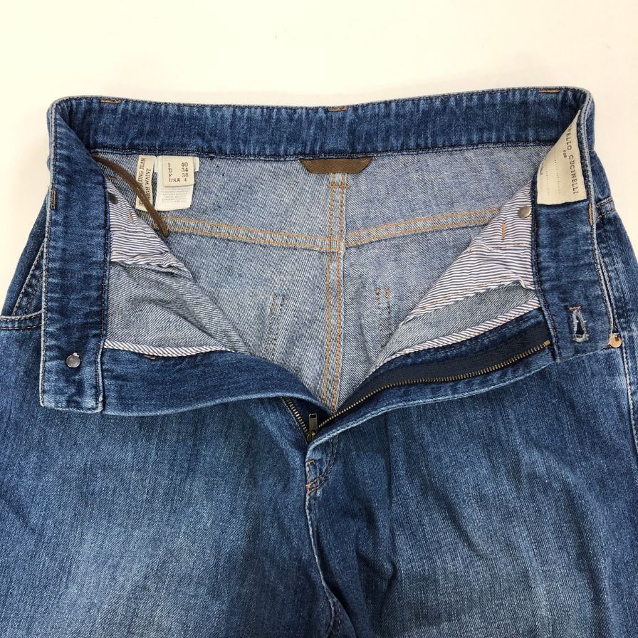 ブルネロクチネリ デニムパンツ インディゴ メンズ サイズI40【AFB6