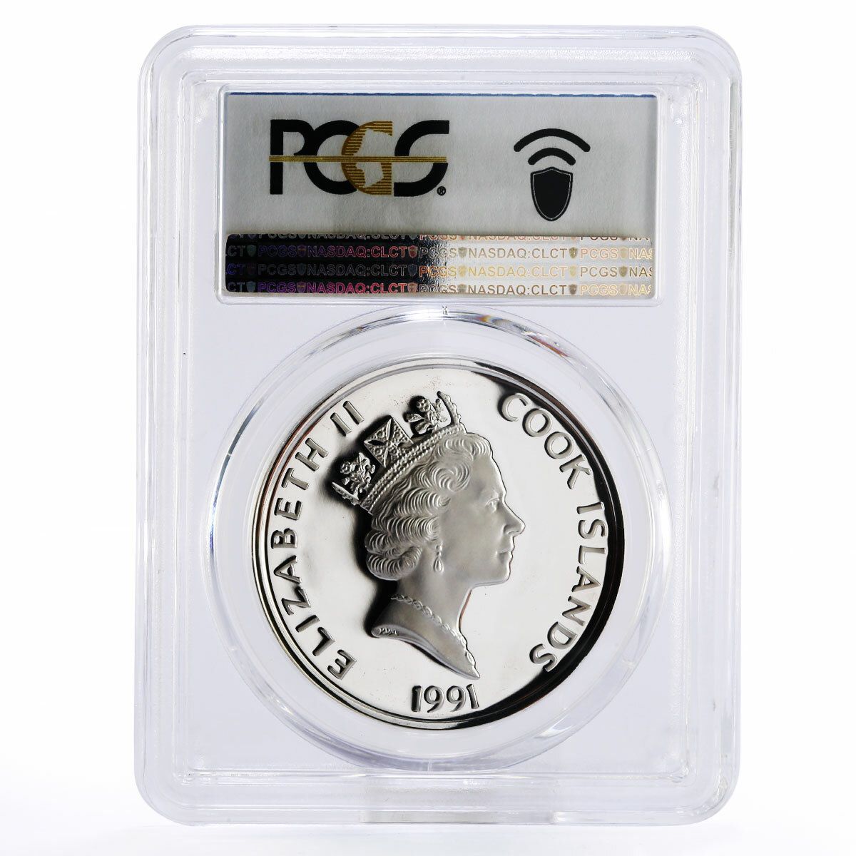 クック諸島 50ドル エイブラハム・リンカーン大統領 PR69 PCGS 銀貨
