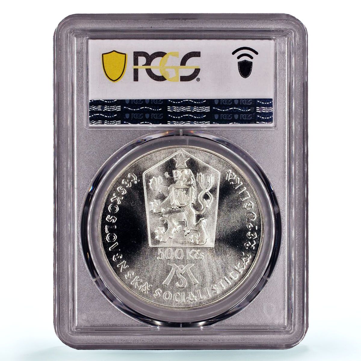 チェコスロバキア 500 コルン Matica Slovenska Society MS67 PCGS
